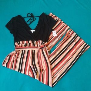 Striped Jumpsuit